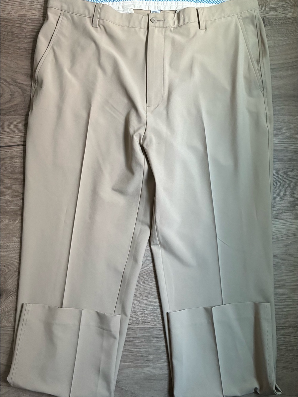 FootJoy Golf Pants Men's 40x32 Khaki Chinos Straight Leg Performance Pants